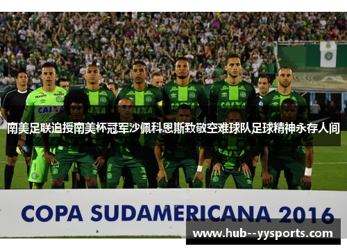 南美足联追授南美杯冠军沙佩科恩斯致敬空难球队足球精神永存人间